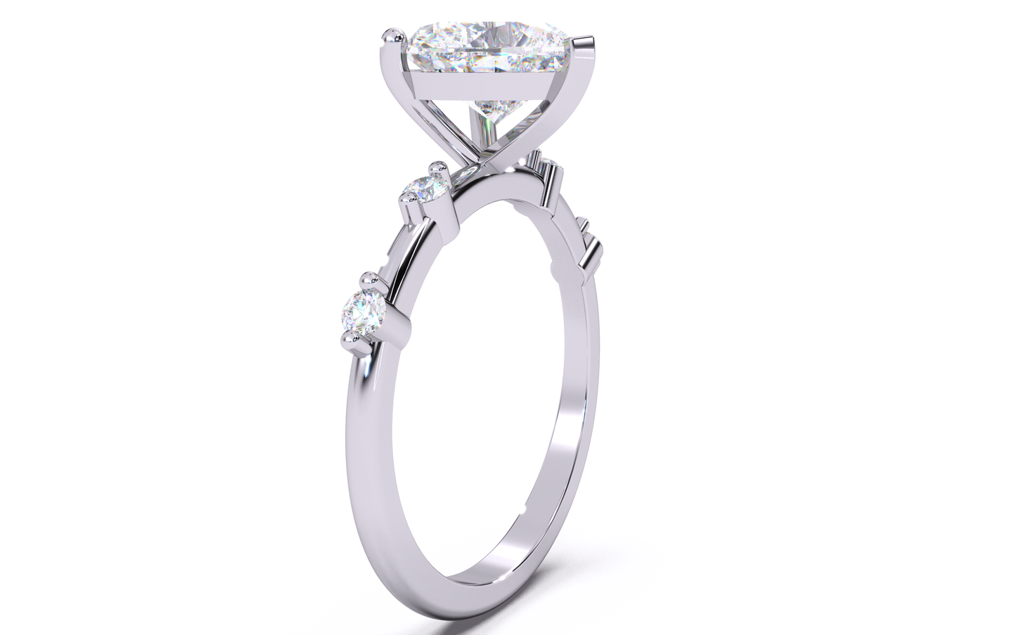 luxe aimé elevé solitaire