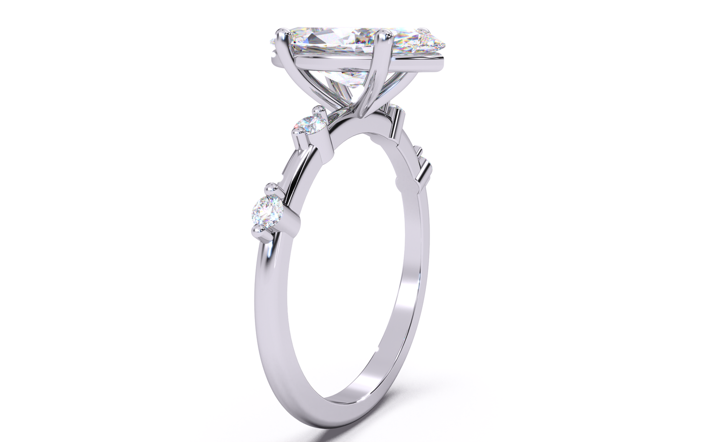 luxe aimé elevé solitaire