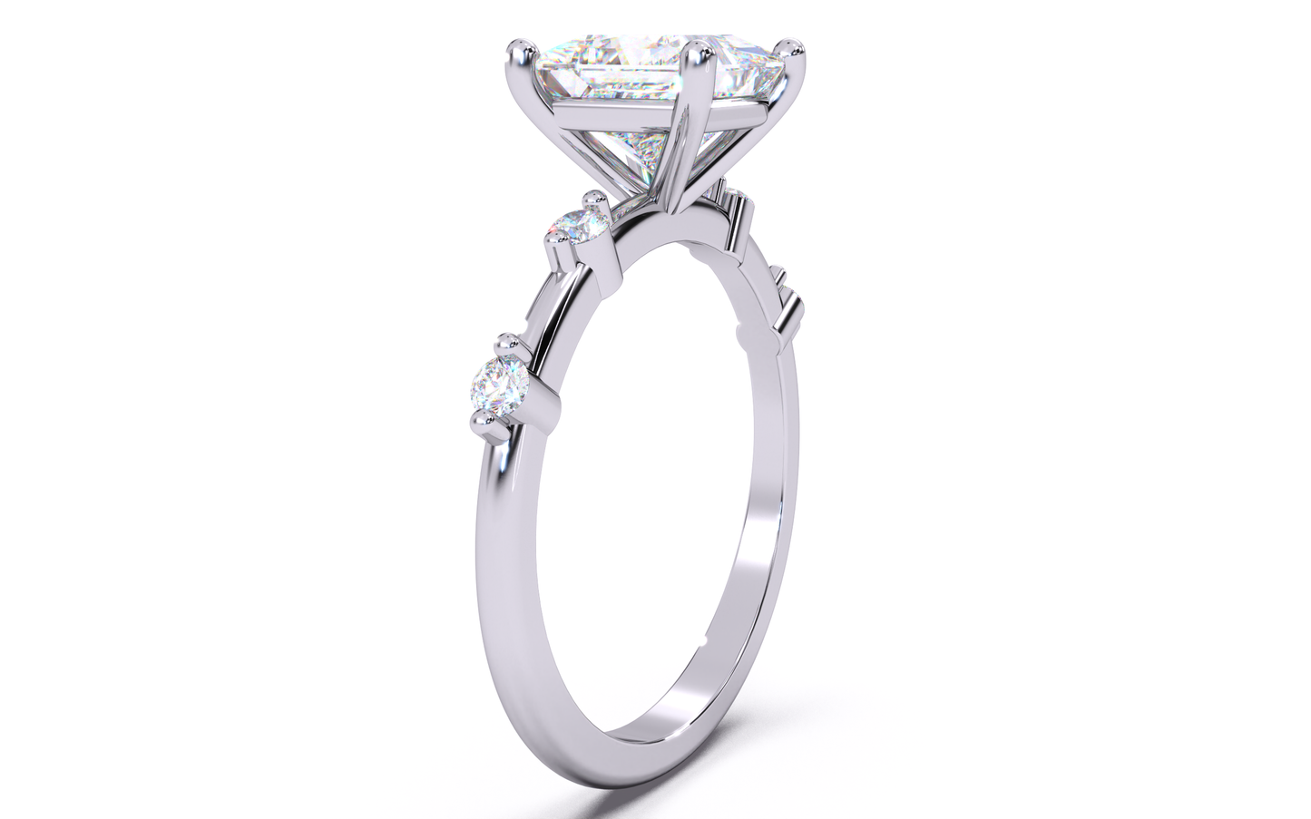 luxe aimé elevé solitaire