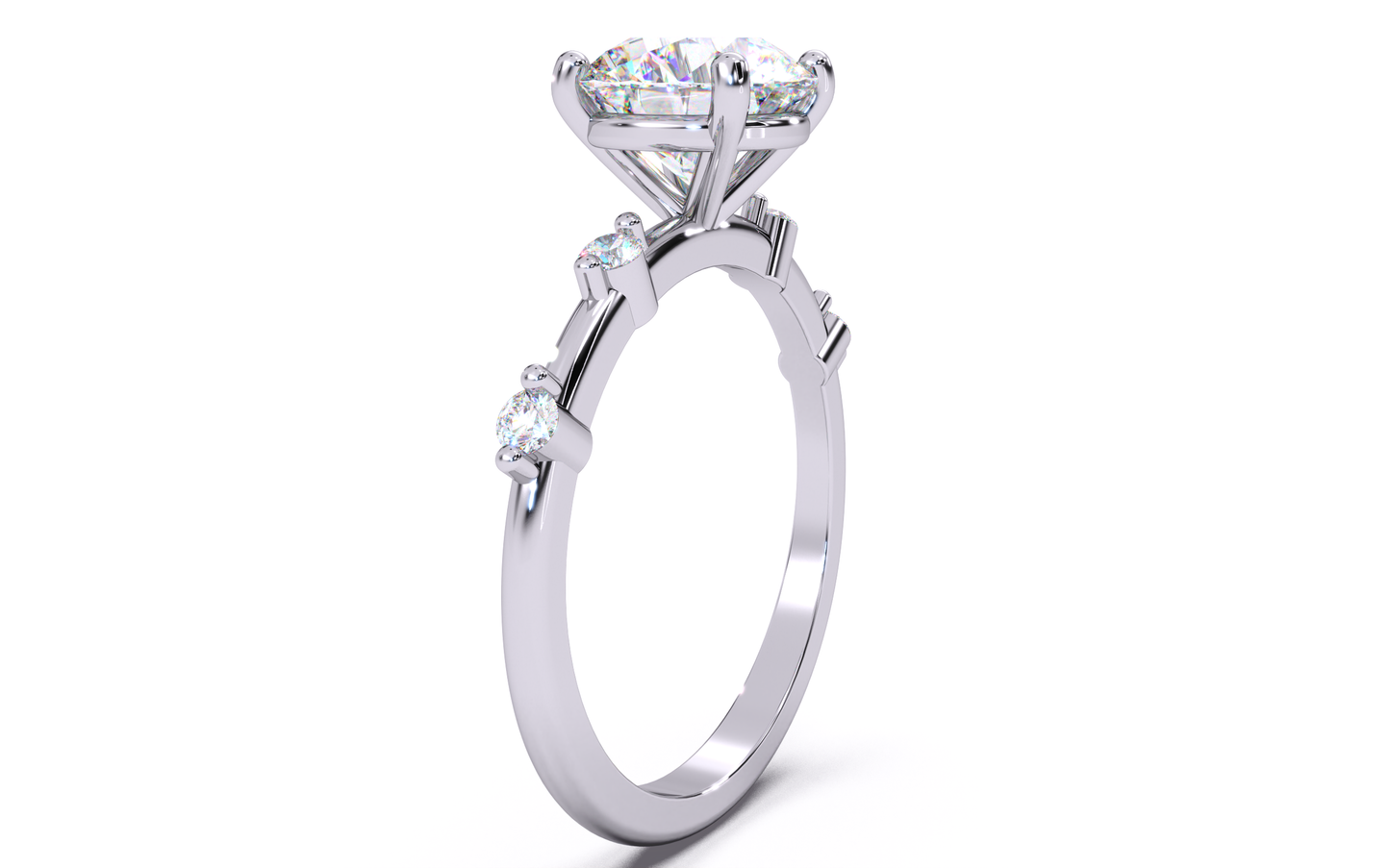 luxe aimé elevé solitaire