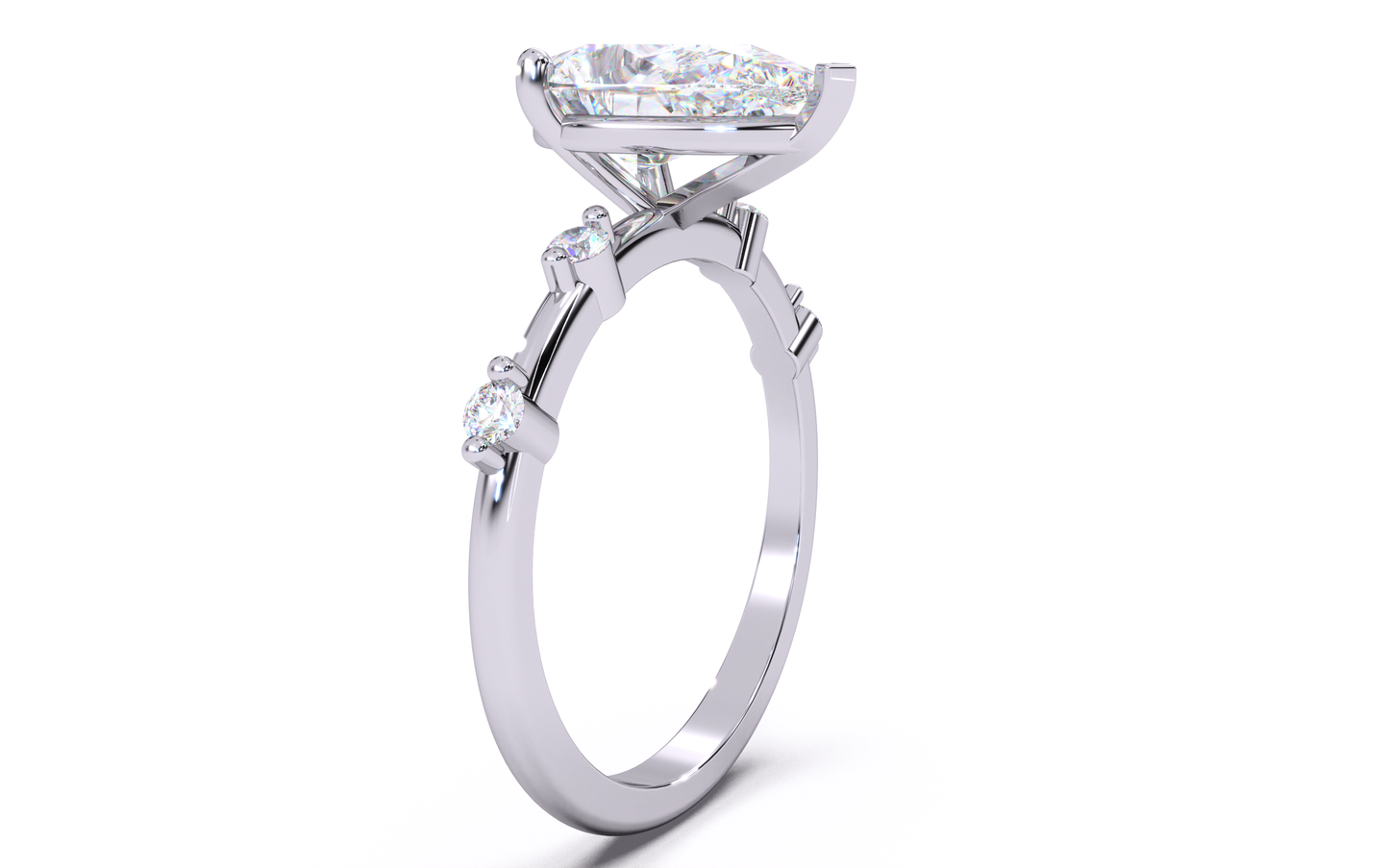 luxe aimé elevé solitaire