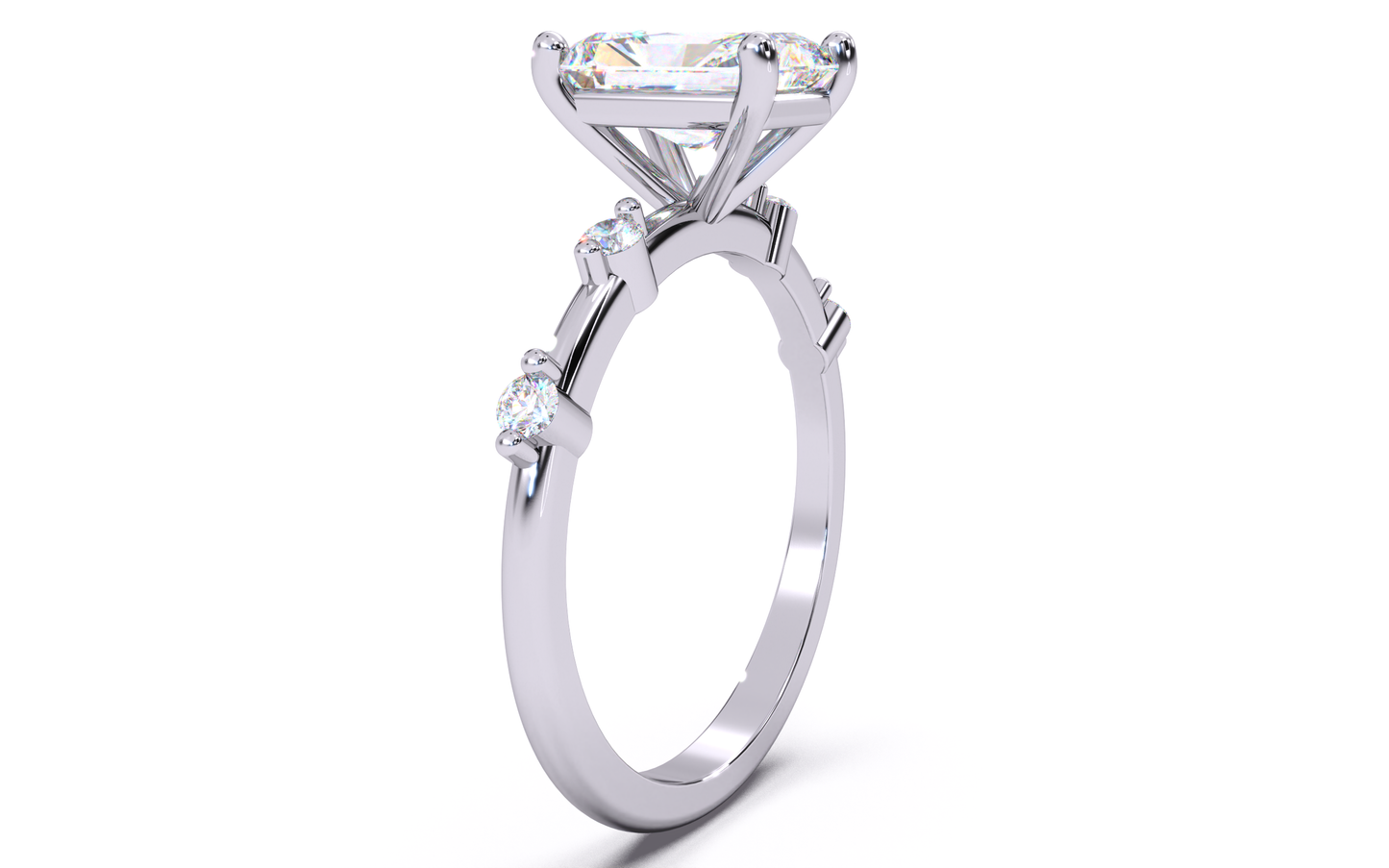 luxe aimé elevé solitaire