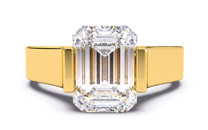 Luxe Aimé Équilibre Tension Engagement Ring, Front View