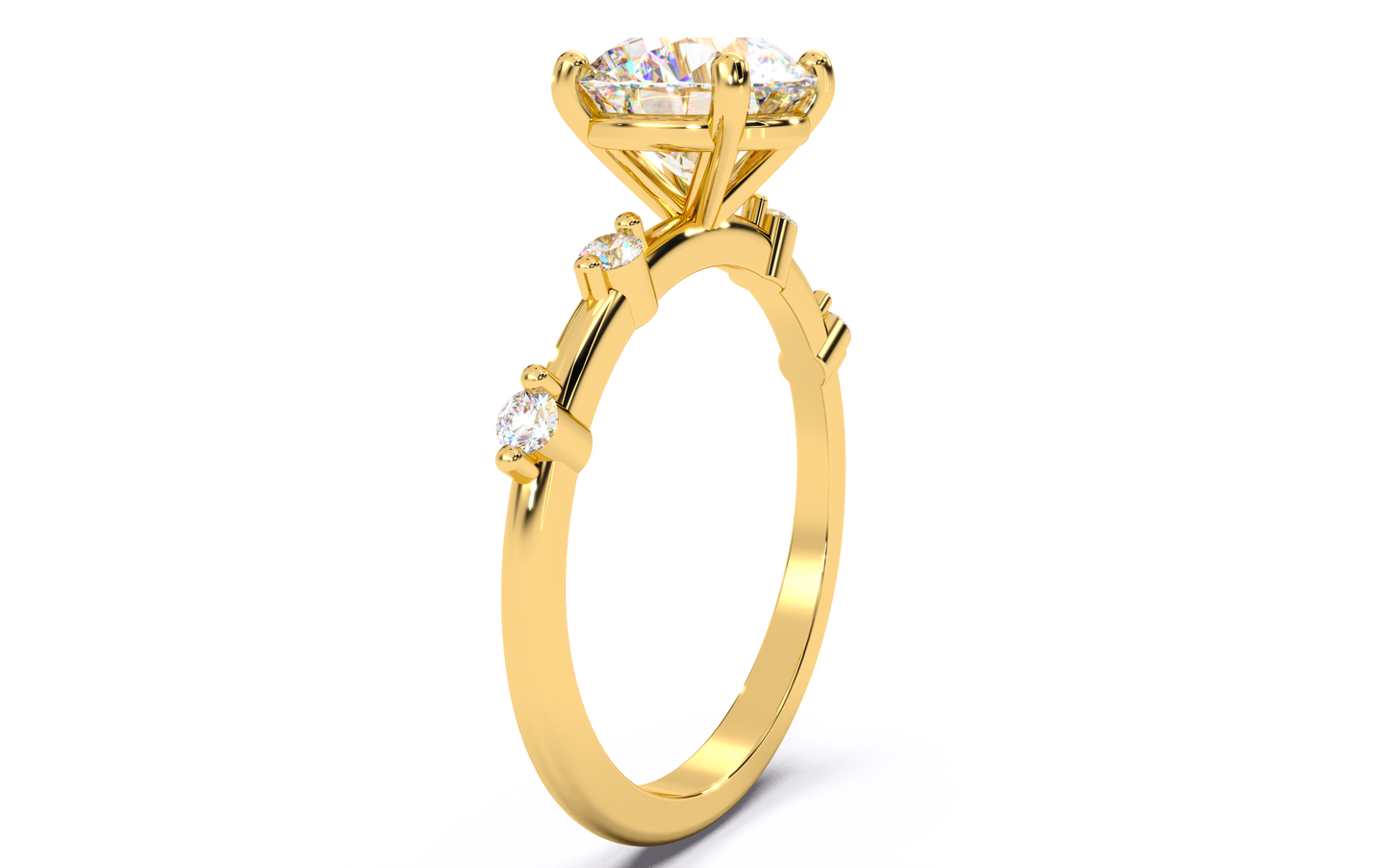 luxe aimé elevé solitaire