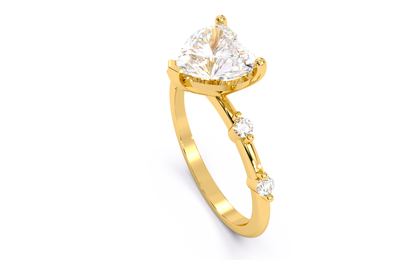 luxe aimé elevé solitaire