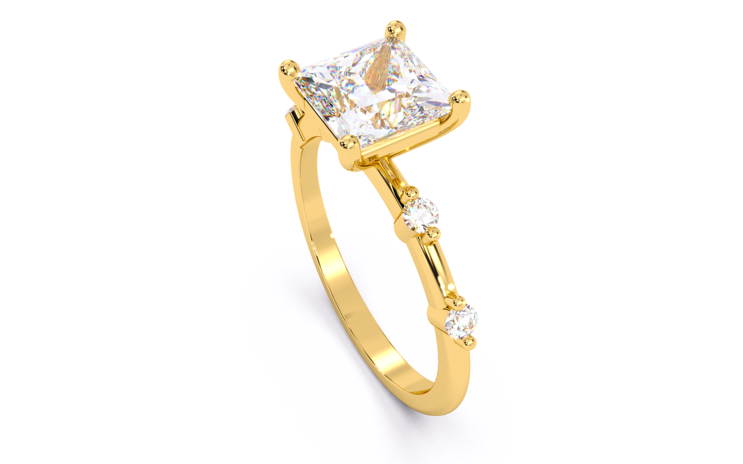 luxe aimé elevé solitaire